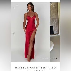 Baby boo-Isobel maxi dress (XS) red BRAND NEW WITH TAGS